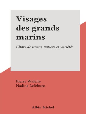 cover image of Visages des grands marins